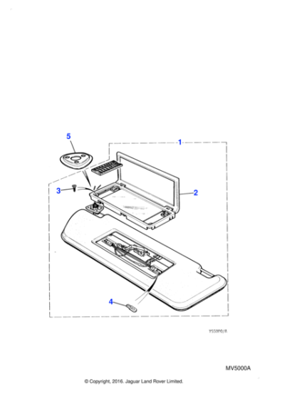 BCC9894XE - Jaguar Stowage support