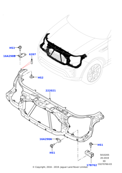 LR107795 - Land Rover Front End