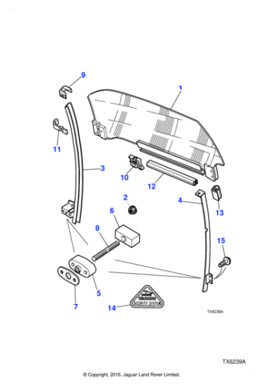 GJA1052AC - Jaguar Adjustment block
