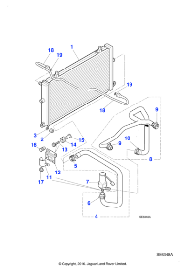 MNC4565AB - Jaguar Bleed pipe