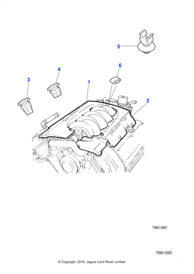 KDF108003 - Jaguar Pipe clip