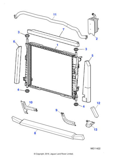 C2S42756 - Jaguar Radiator