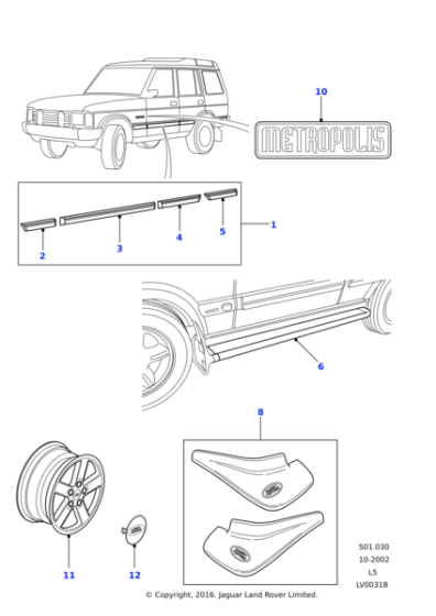 DAM500440 - Land Rover Badge