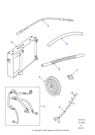 ANR1539 - Land Rover Hose assembly brake vacuum