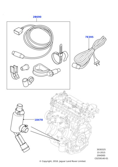 LR031622 - Land Rover Heater