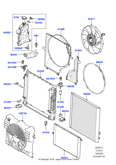 LR010964 - Land Rover Radiator