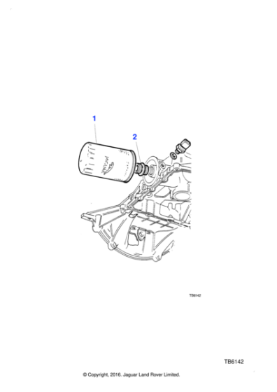 AJ82297 - Jaguar Oil filter