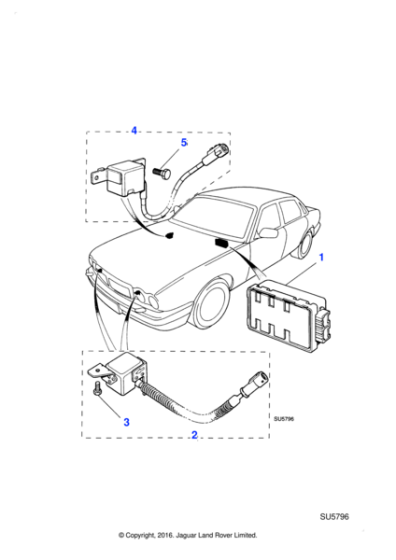 JLM11783 - Jaguar Airbag sensor kit