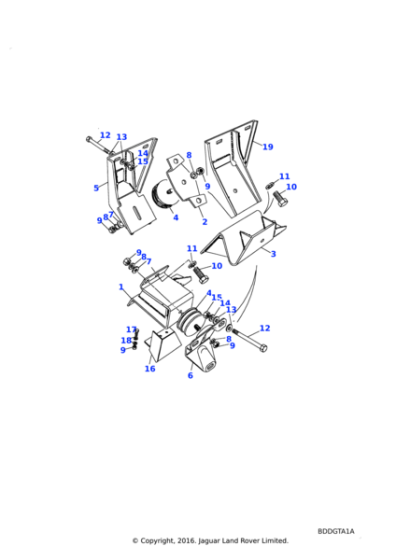 ANR2818 - Land Rover Bracket-Transmission Mounting