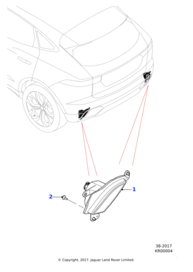 J9C3984 - Jaguar Fog lamp