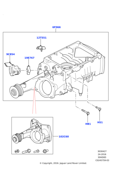 LR066147 - Land Rover Coupling