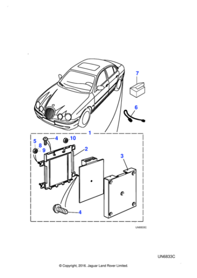 C2C7329 - Jaguar Voice activation control module