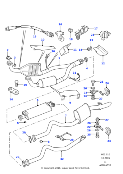 AMR4238 - Land Rover Bracket assembly-sensor mounting