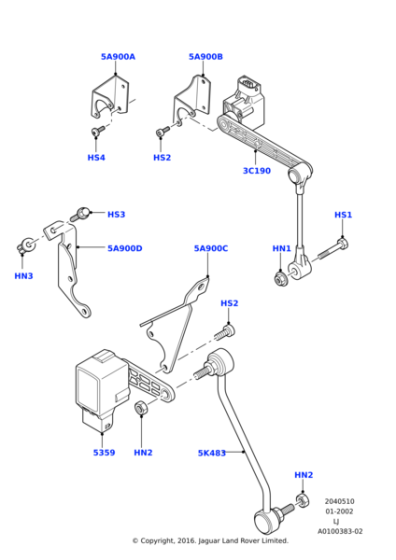 LR007540 - Land Rover Screw