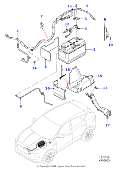 J9C3161 - Jaguar Fused link lead