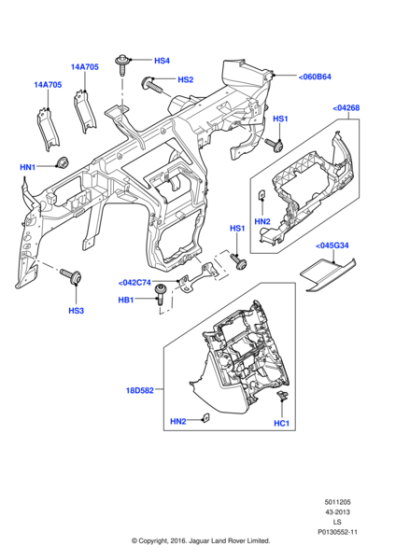FAH500022PVJ - Land Rover Mat