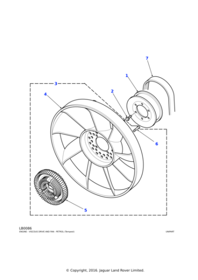 ERR4996 - Land Rover Coupling-engine fan viscous