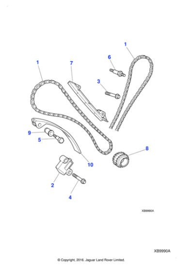 C2A1456 - Jaguar Chain guide