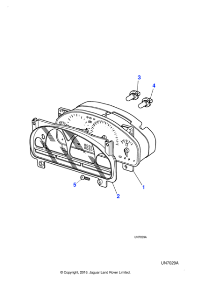 XR835339 - Jaguar Major instrument pack