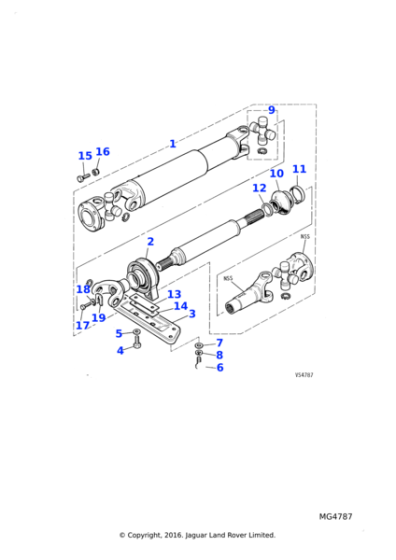 C286541 - Jaguar Propshaft alignment packer
