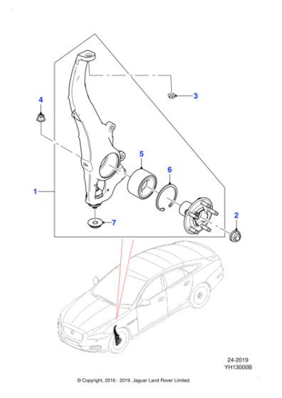 C2D58911 - Jaguar Vertical link