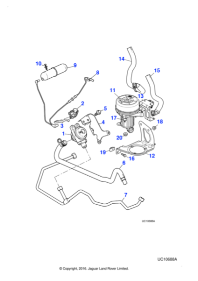 XR857345 - Jaguar Air flow sensor