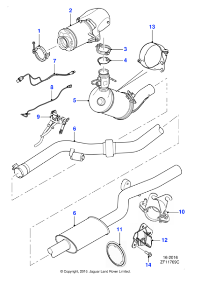 C2Z17222 - Jaguar Gasket