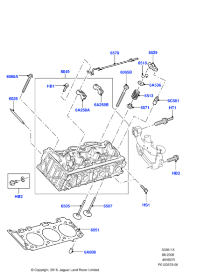 4076668 - Land Rover Cylinder Head