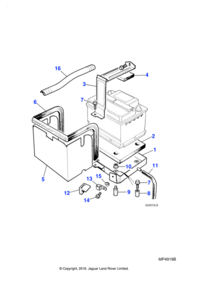 CBC259113 - Jaguar Hose