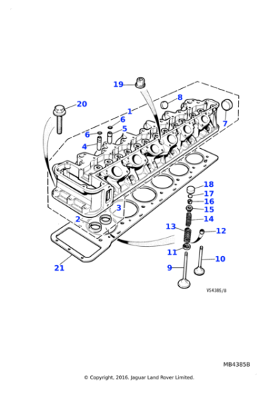 C2243N - Jaguar Tappet adjustment shim
