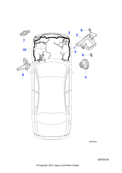 XR831999 - Jaguar Bumper harness