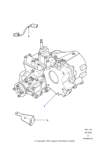 IAB500107 - Land Rover Transfer Box
