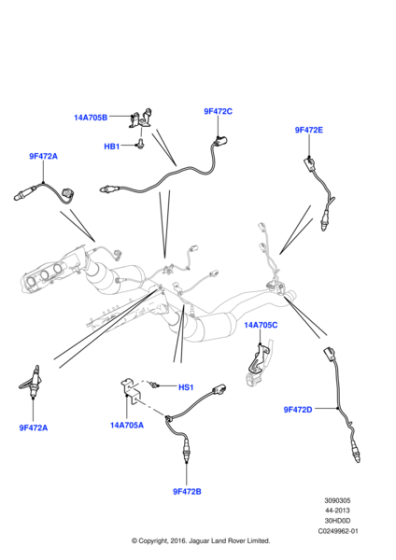 LR140062 - Land Rover Sensor