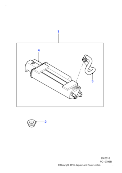 C2C28411 - Jaguar Carbon canister
