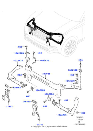 LR091872 - Land Rover Front End