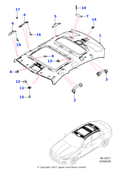 T2H33629 - Jaguar Retaining clip