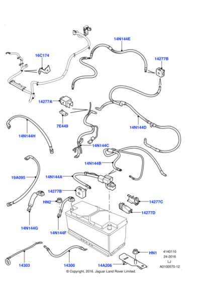 YTB500090 - Land Rover Cable