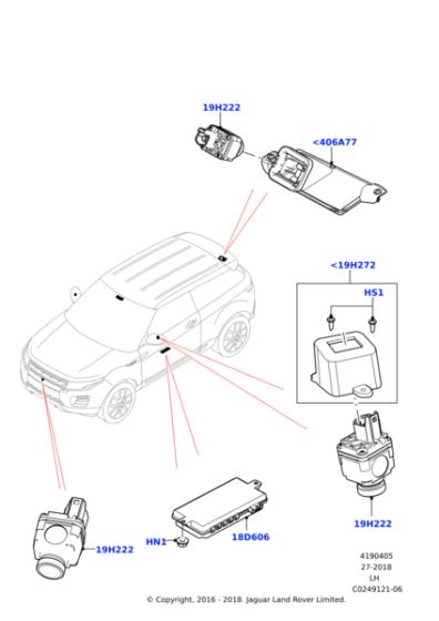 LR075250 - Land Rover Electronic Module