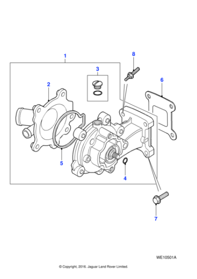 C2S48033 - Jaguar Water pump