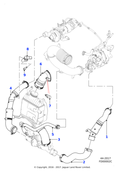 T2H2549 - Jaguar Hose