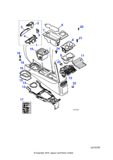 XR816758 - Jaguar Cubby box
