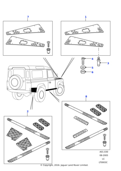 SF106161L - Land Rover Screw