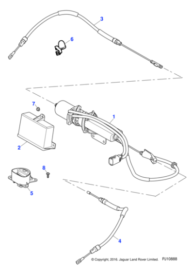 C2P18376 - Jaguar Electronic control module