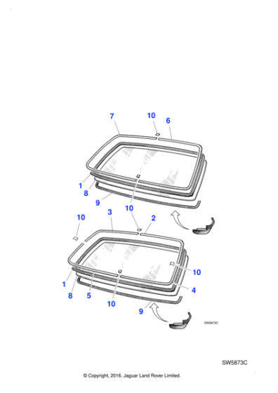 BEC18448 - Jaguar Backlight glass finisher