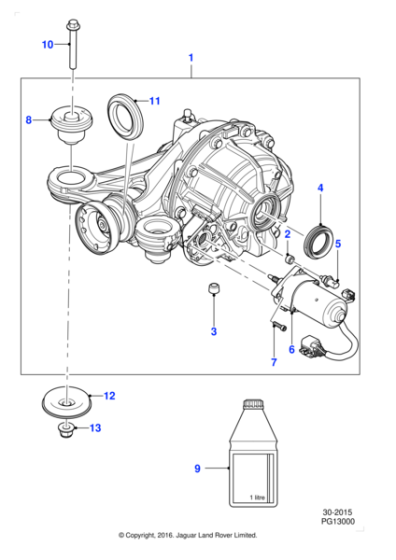C2D22854 - Jaguar Differential