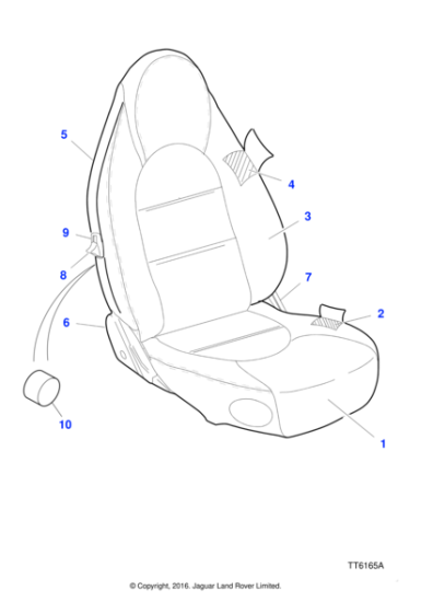GJB4730AASDZ - Jaguar Mechanism cover