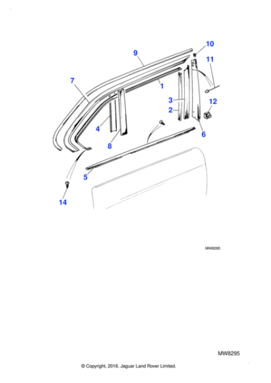 BCC4693 - Jaguar Moulding