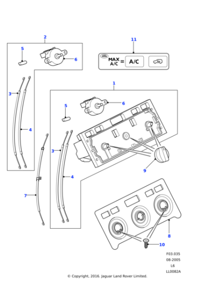 AWR5463PUY - Land Rover Panel assembly-facia closure