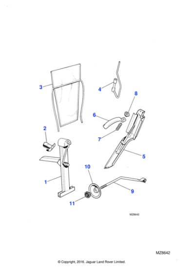 CAC9919 - Jaguar Car lifting jack