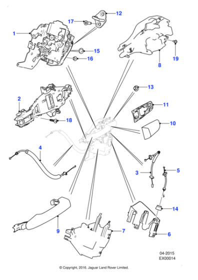 T4K4447 - Jaguar Plastic plug